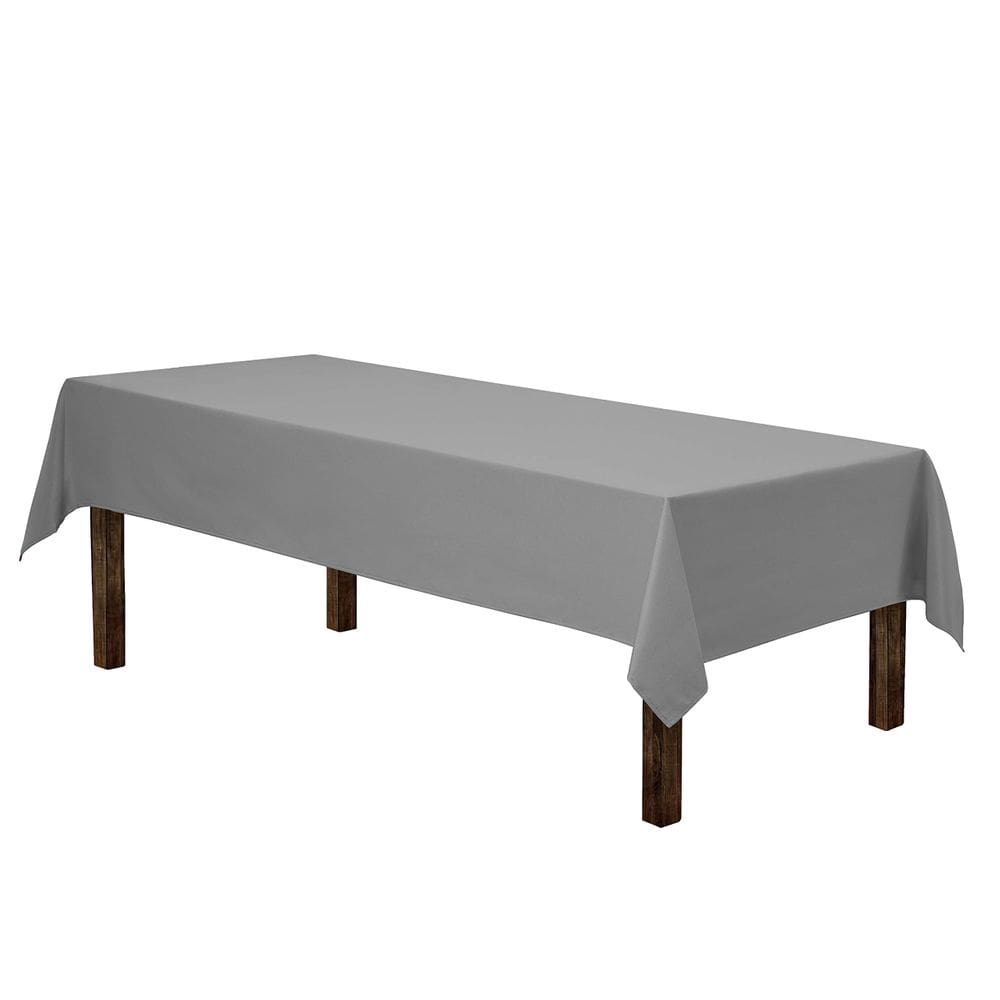 Toalha de mesa Gee Di Moda Retangular 152x259cm Poliéster Carvão