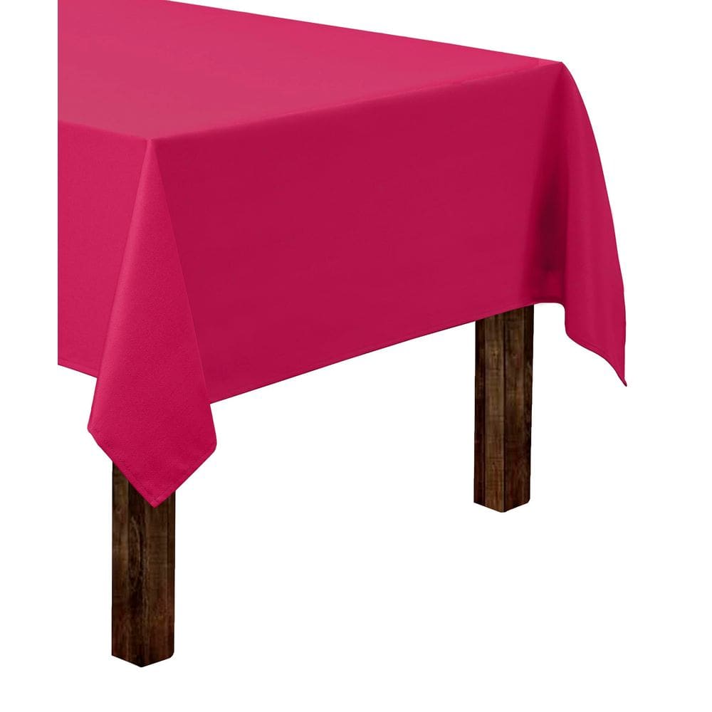 Toalha de mesa Gee Di Moda retangular 152x259cm Poliéster Fúcsia