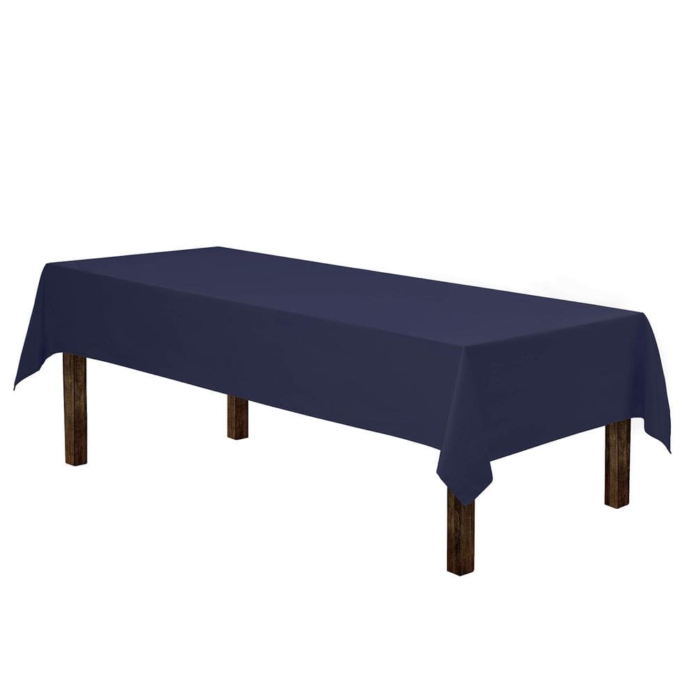 Toalha de mesa Gee Di Moda azul marinho 152x259cm para mesa de 6 pés