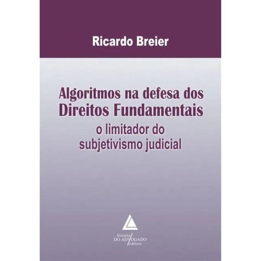 Algoritmos Na Defesa Dos Direitos Fundamentais - 2024