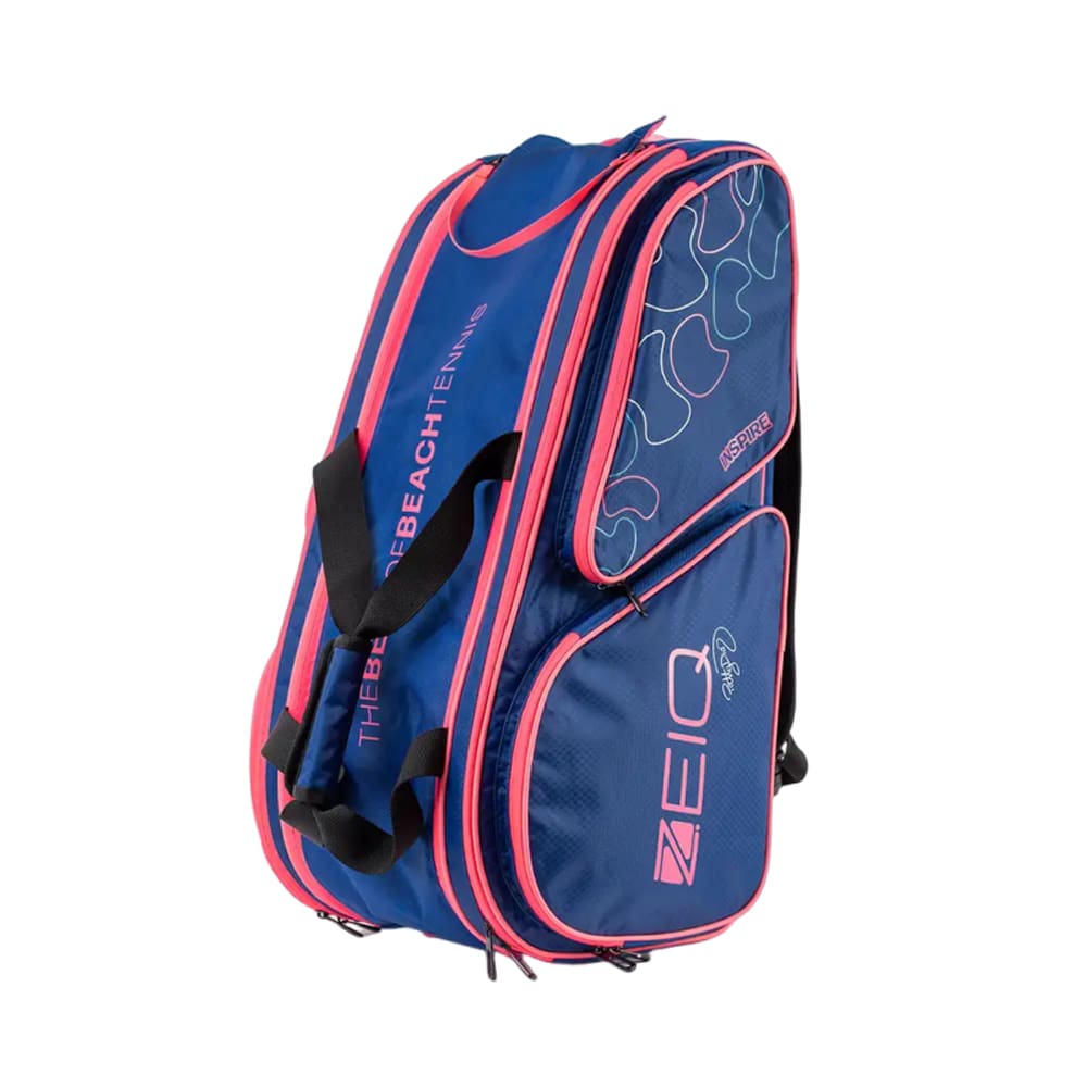 Raqueteira ZEIQ Inspire Azul e Rosa