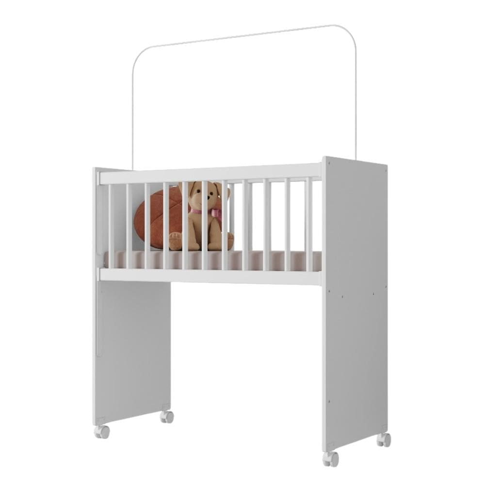 Mini Berço Grade Fixa Rodizios Encanto VDECOR