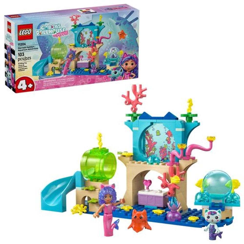 Blocos De Montar - Aventura da Gabby Sereia no Aquario LEGO DO BRASIL