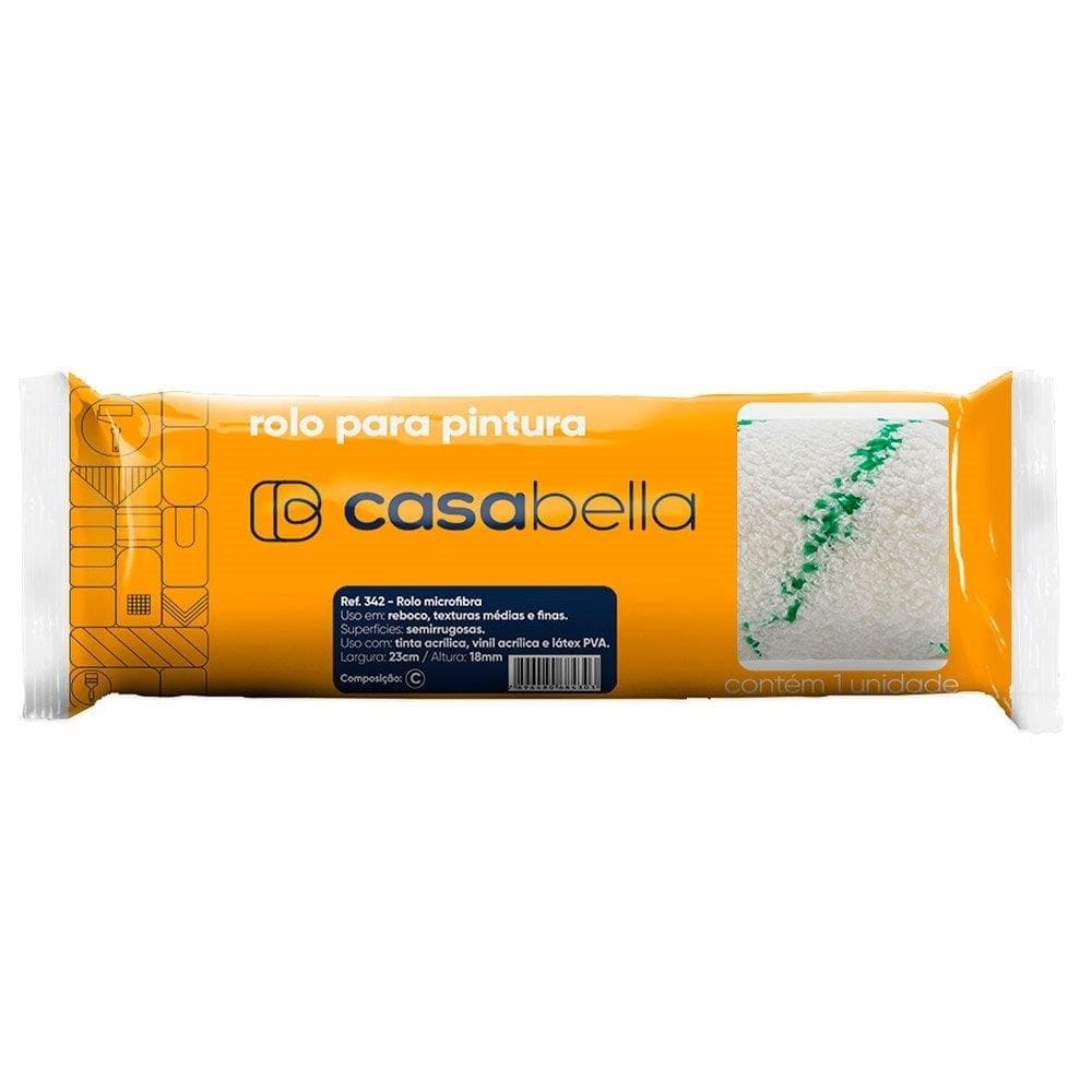 Rolo de Lã Casabella Microfibra 342 23cm sem Suporte
