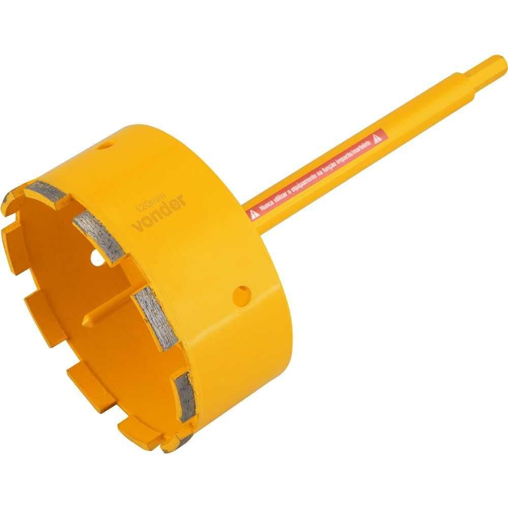 Serra Copo 120mm Diamantada Haste Vonder