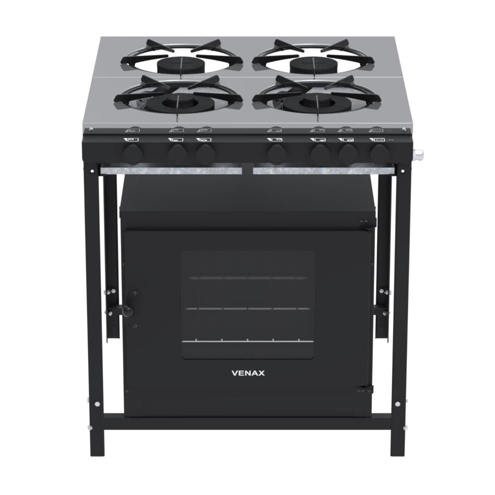 Fogão a Gas Industrial 4 Bocas Venax NFFI430-2 Gourmet