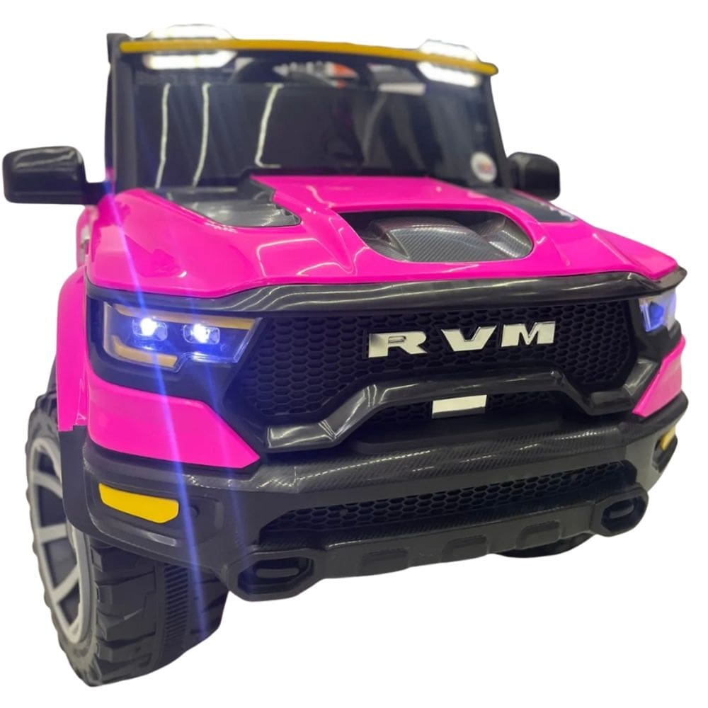 Carro Eletrico Infantil 2 Lugares Suv Rvm 12V Rosa - Zippy Toys