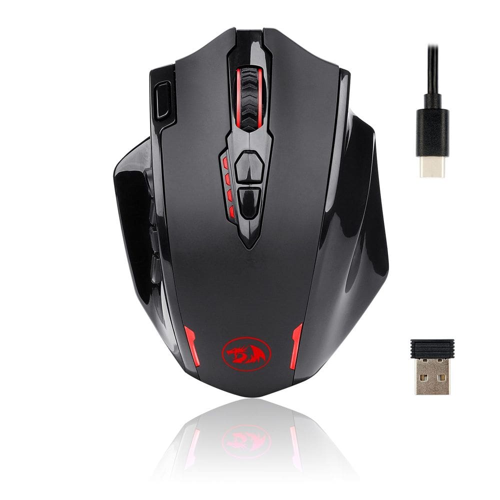 Mouse Redragon Impact Elite Rgb / 16000 Dpi - Preto (m913)