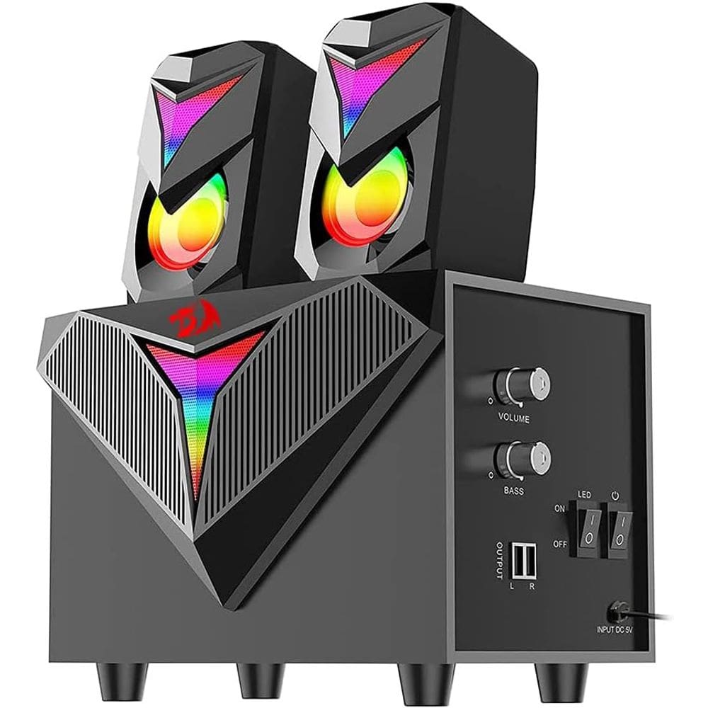 Caixas de Som e Subwoofer Gamer Redragon Toccata GS700 RGB