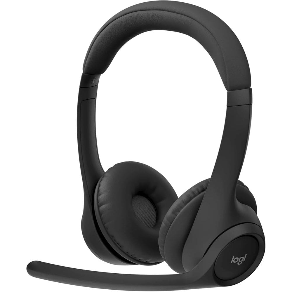Headset Logitech Zone 300 Wireless 981-001406 - Preto