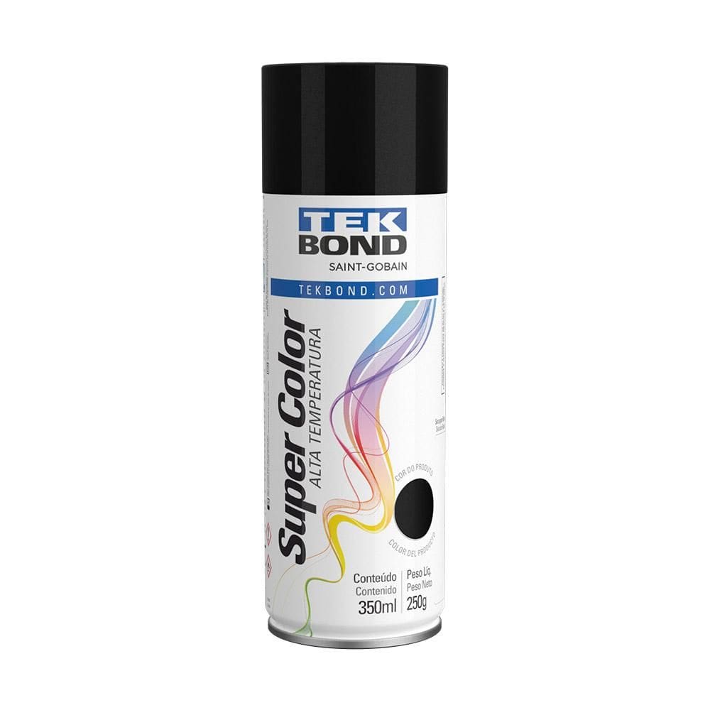 Tinta Spray Tekbond 350ml Preta