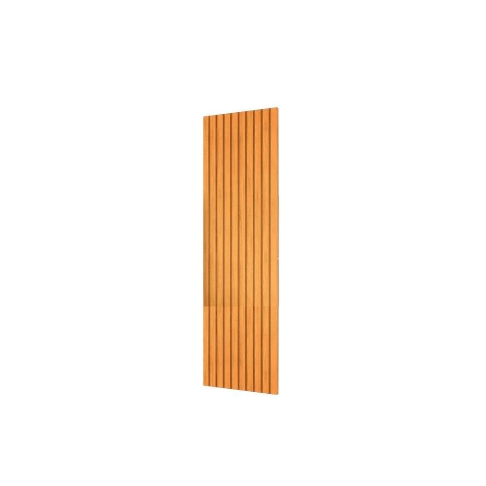 Painel de Cozinha Ripado Módulo Extensor 250x40 Central 100% MDF Cedro - DJ Móveis