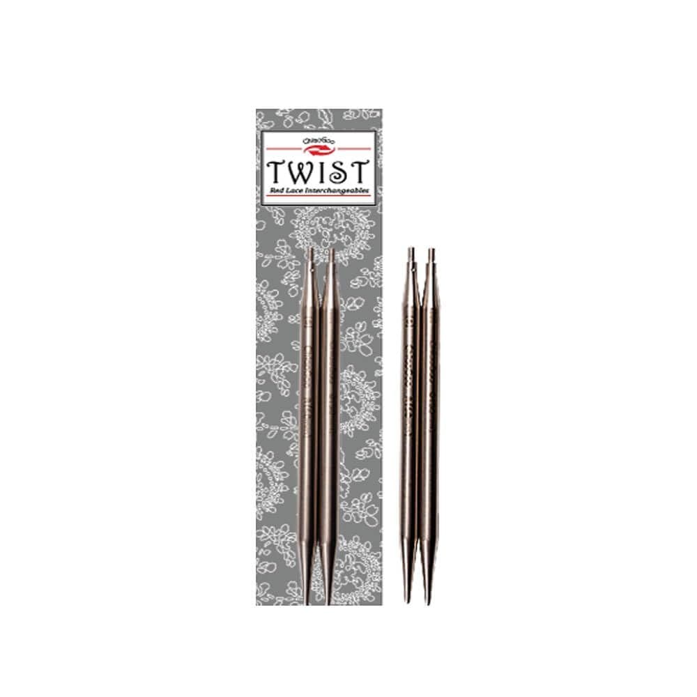 Pontas de agulha ChiaoGoo Twist Lace intercambiável 13 cm 2,50 mm