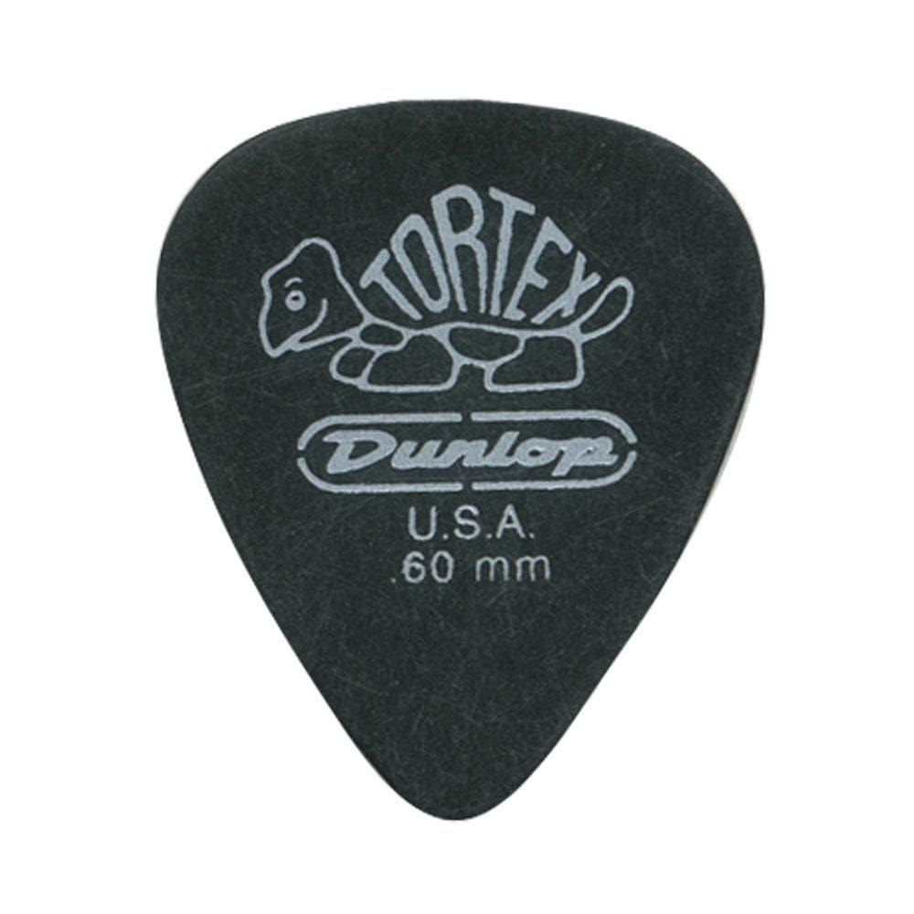 Palheta de guitarra Dunlop 488R.60 Tortex® Pitch Black 0,60 mm 72/bolsa
