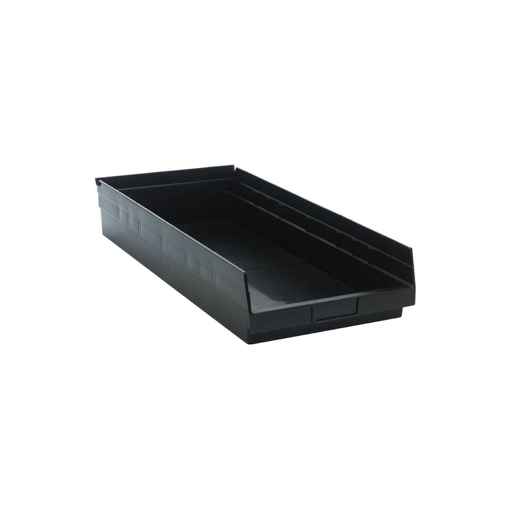 Organizador de peças QUANTUM STORAGE SYSTEMS QSB116BK preto, pacote com 6