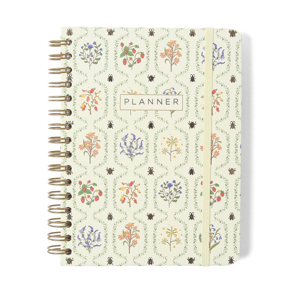 Planner Permanente Wire-O Semanal Notas A5 Cicero - Jardim