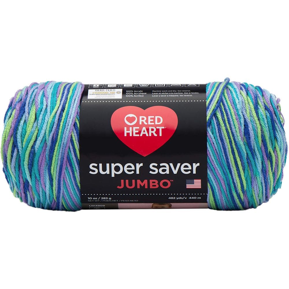 Fio Red Heart E302 Super Saver Jumbo Wildflower 396g