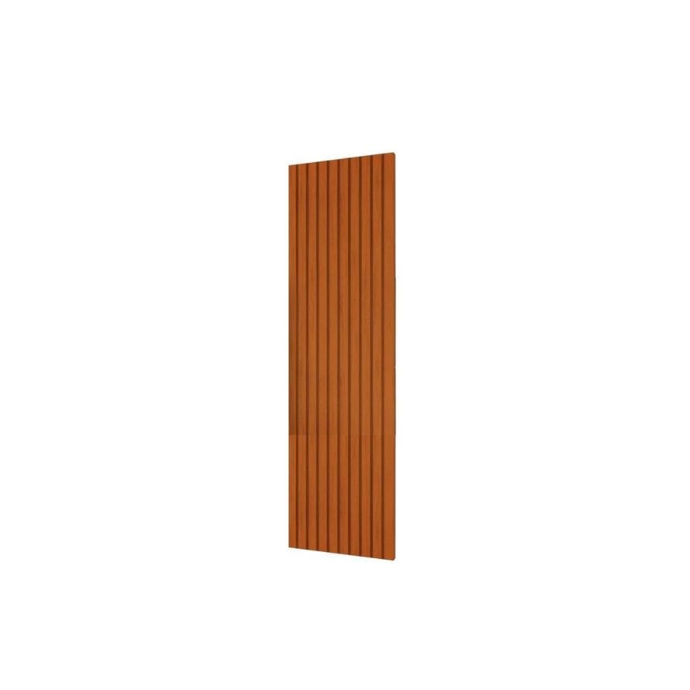 Painel p/ Lavabo Ripado Módulo Extensor 250x40 Central 100% MDF Freijo - DJ Móveis