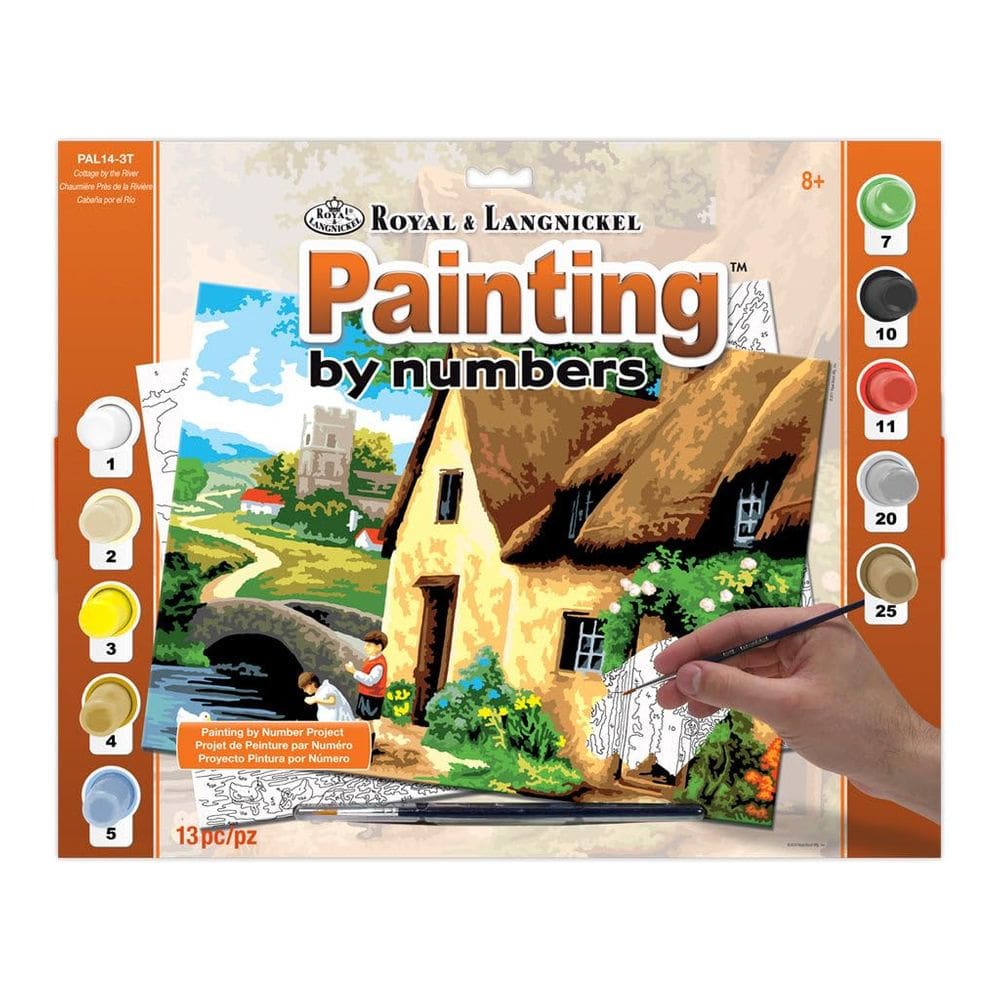 Kit de pintura por números Royal & Langnickel PBN SR Lg Cottage