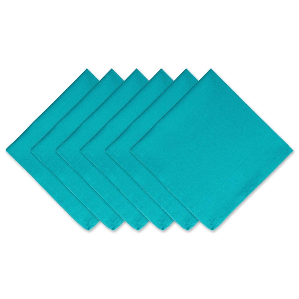 Conjunto de guardanapos DII Solid Pastel Cotton Cozumel 20x20cm 6 peças