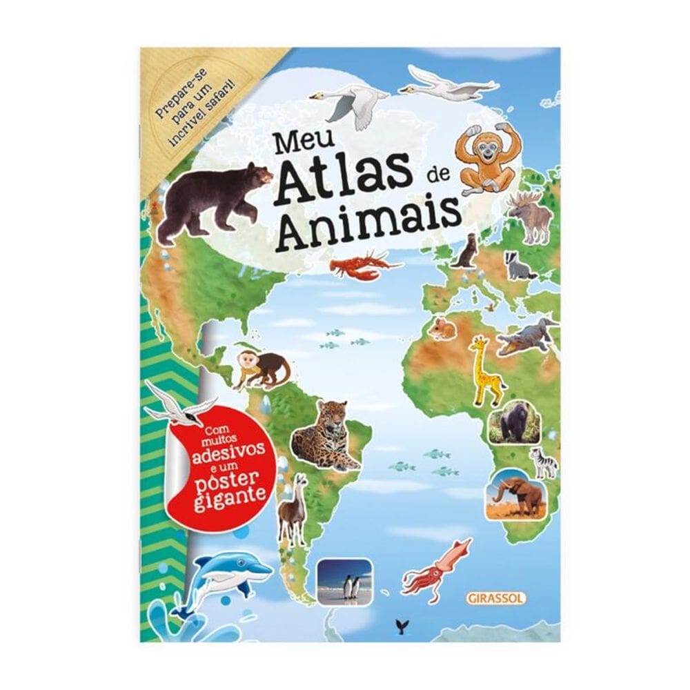 Meu Atlas de Animais: Preparado para fazer uma viagem pela fauna mundial?