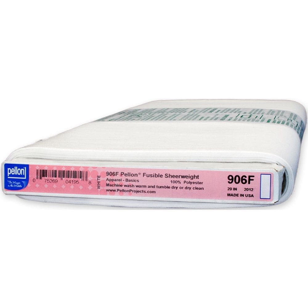 Interface Pellon Fusible Sheerweight White 20 cm x 27 m