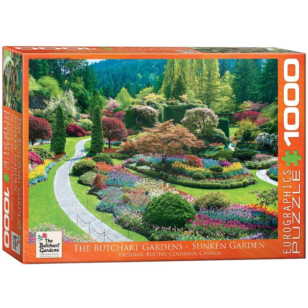 Quebra-cabeça EuroGraphics Butchart Gardens de 1000 peças