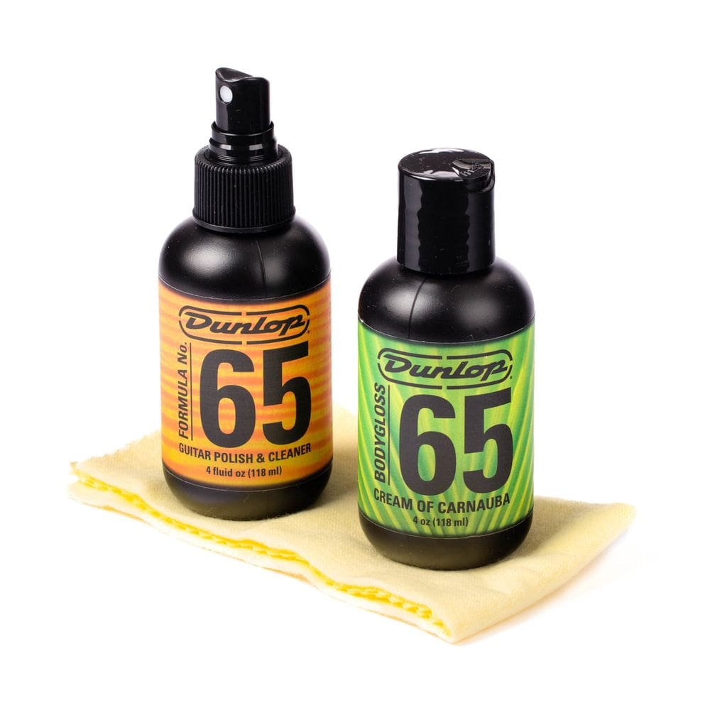 Kit de polimento de guitarra JIM DUNLOP System 65 (6501) com limpador e cera