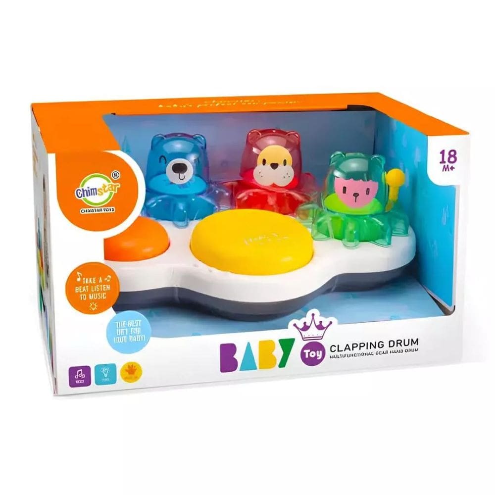Tambor Musical Infantil Brinquedo Interativo - Toys Import J24113187