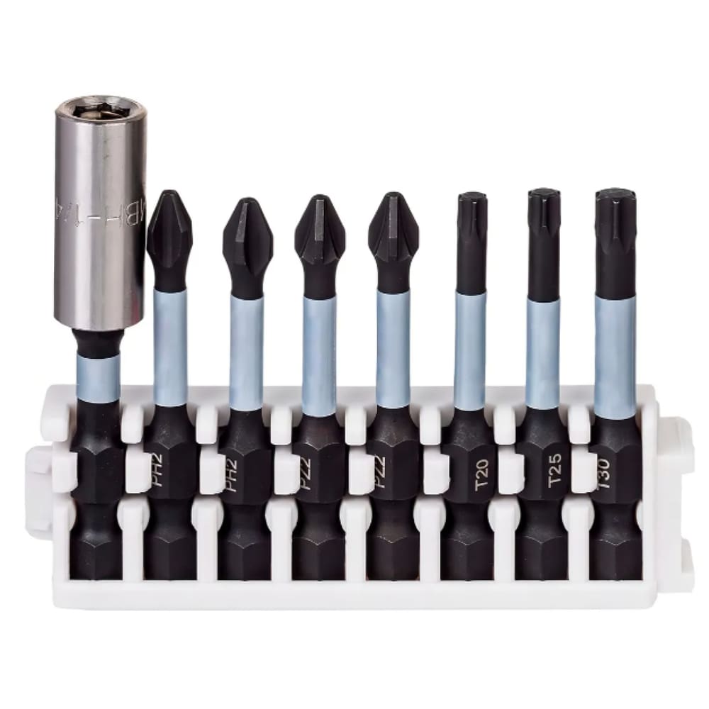 Jogo de Bits Impact 50mm PHPZT C/ Adaptador BOSCH 2608522326