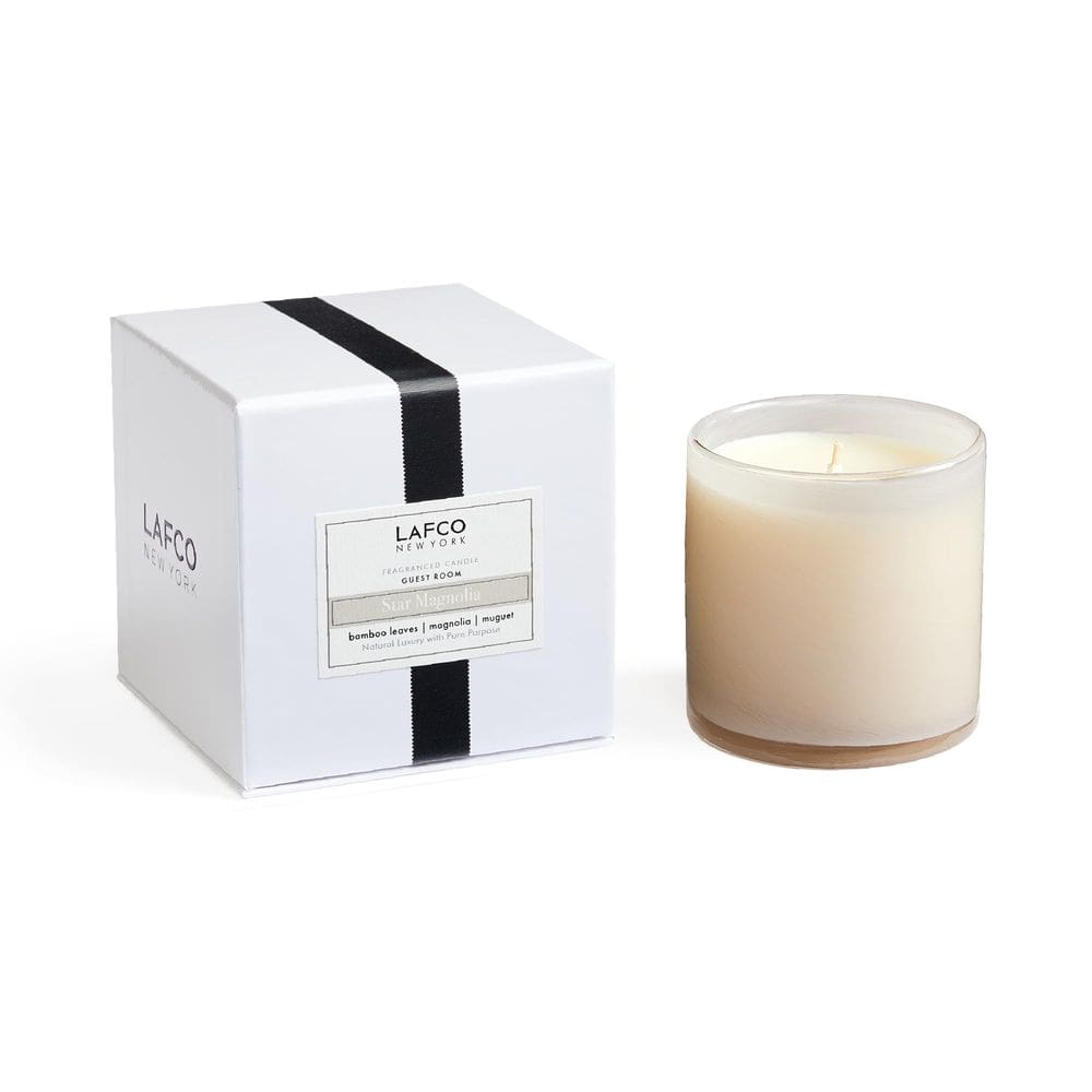Vela LAFCO New York Star Magnolia 190 ml, tempo de queima de 50 horas