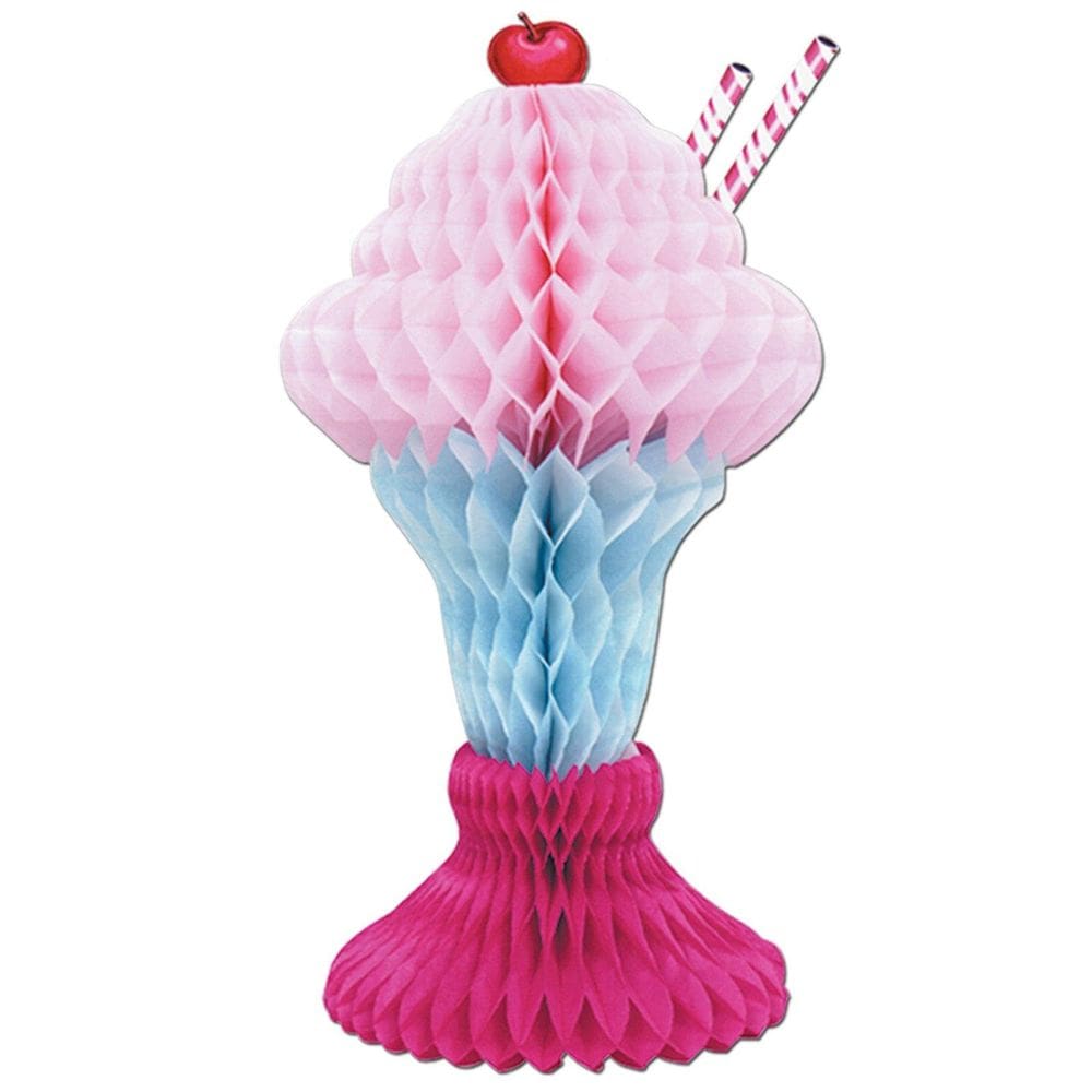 Acessório de festa Tissue Ice Cream Sundae Beistle 14cm