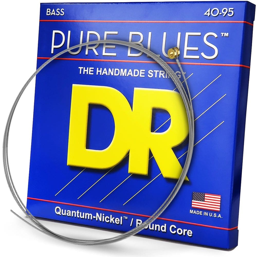 Cordas para baixo DR Strings Pure Blues Victor Wooten Signature 40-95