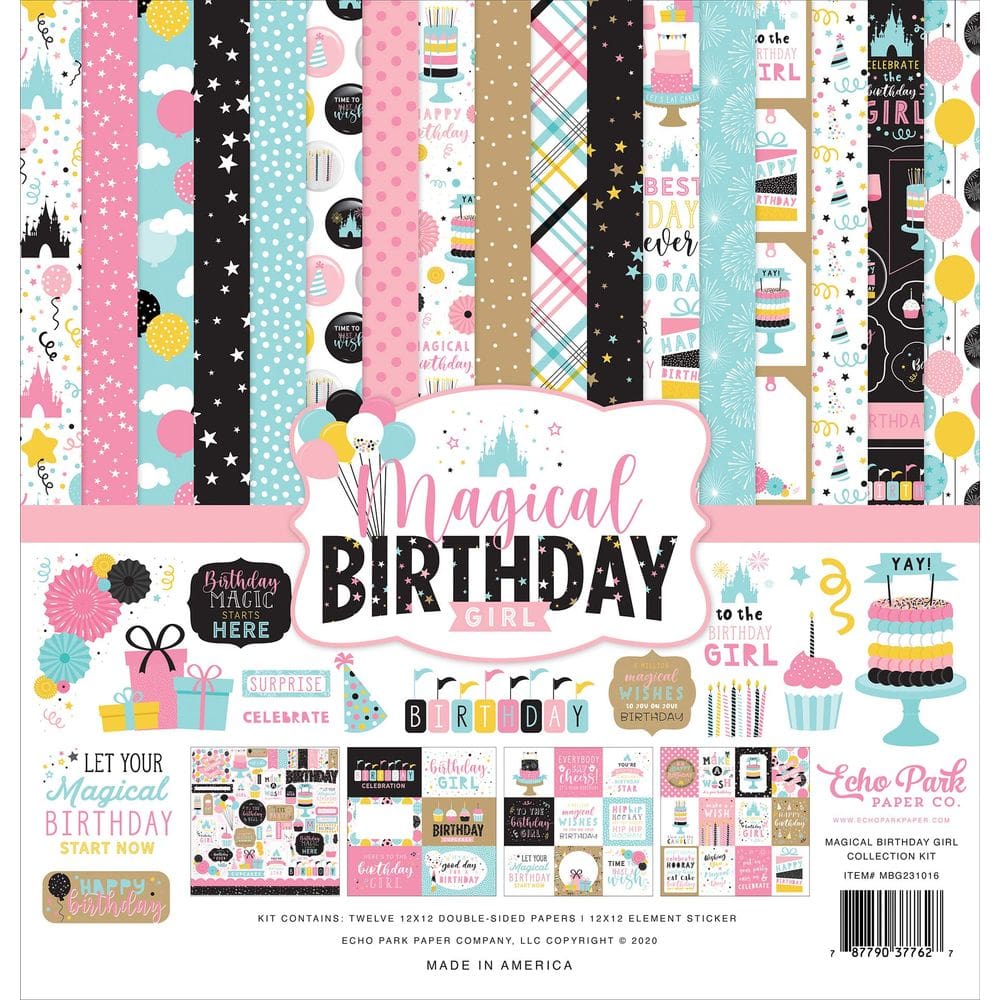 Kit de papel Echo Park Paper Magical Birthday Girl Collection