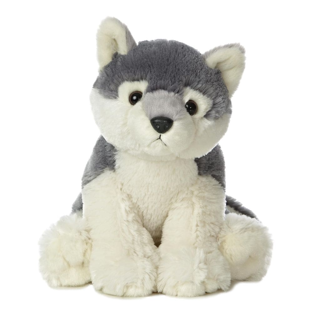 Bicho de pelúcia Aurora Adventurous Destination Nation Wolf 30cm