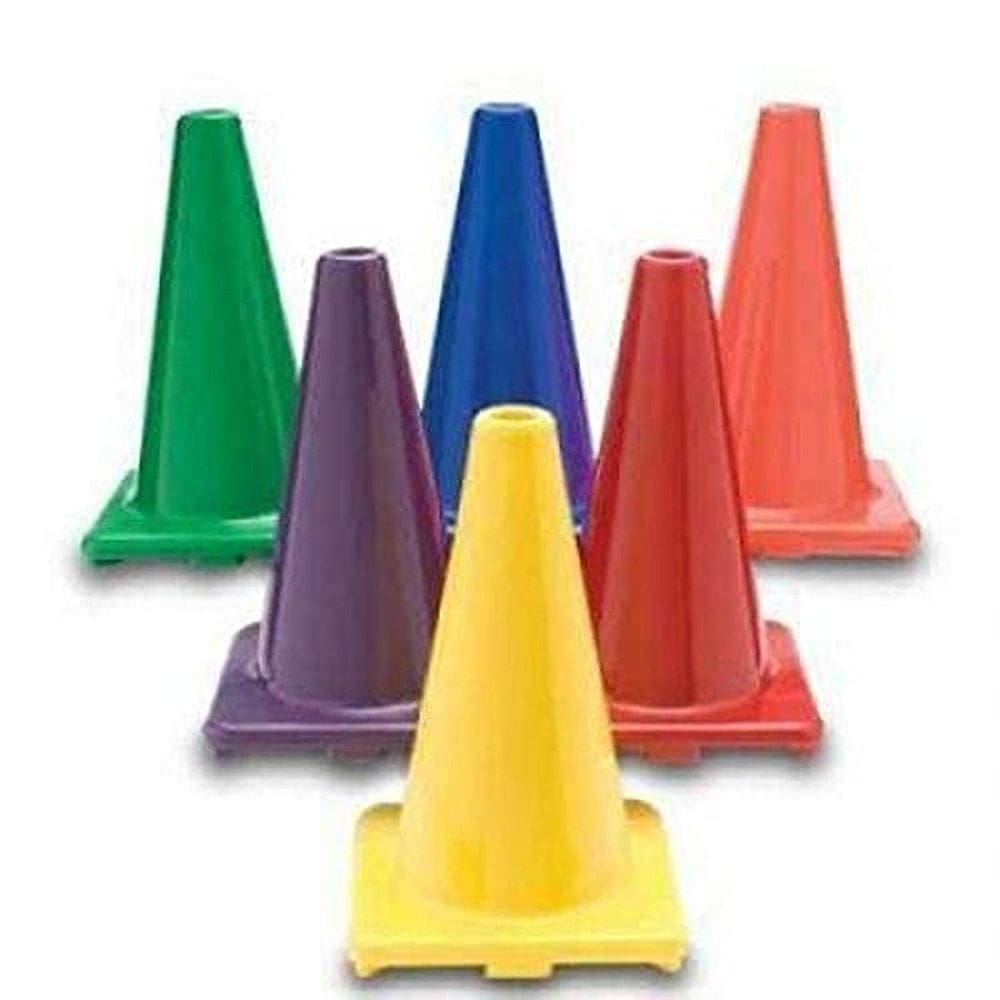 Conjunto de cones de jogo Color My Class 6 PAC para academia ou ao ar livre