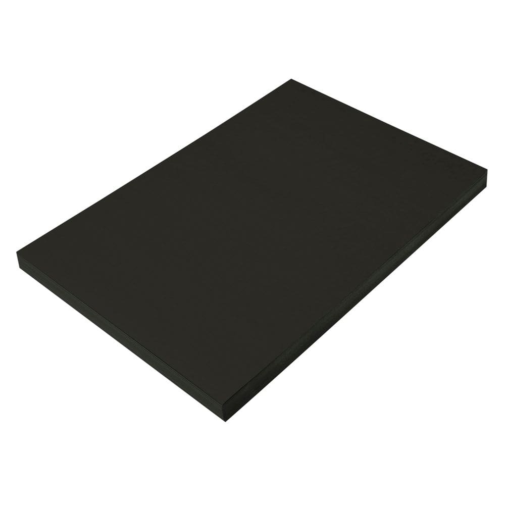 Papel de construção Prang Black 12x18 100 folhas