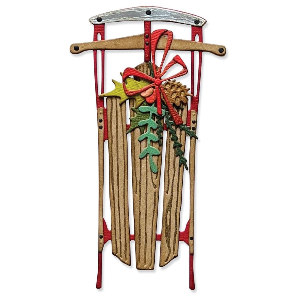 Conjunto de moldes de corte Sizzix Thinlits Vintage Sled Tim Holtz 12PK