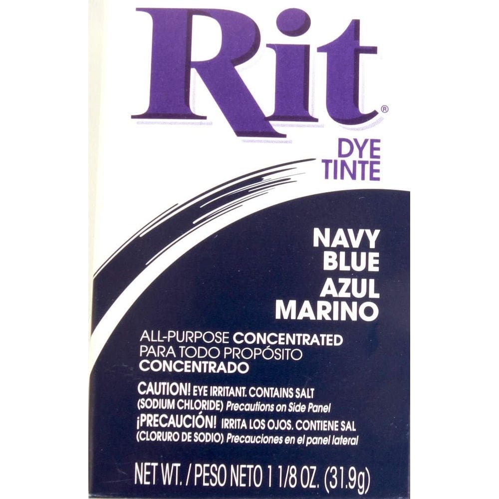 Fabric Dye Rit Concentrado em Pó Azul Marinho 33 ml (pacote com 3)