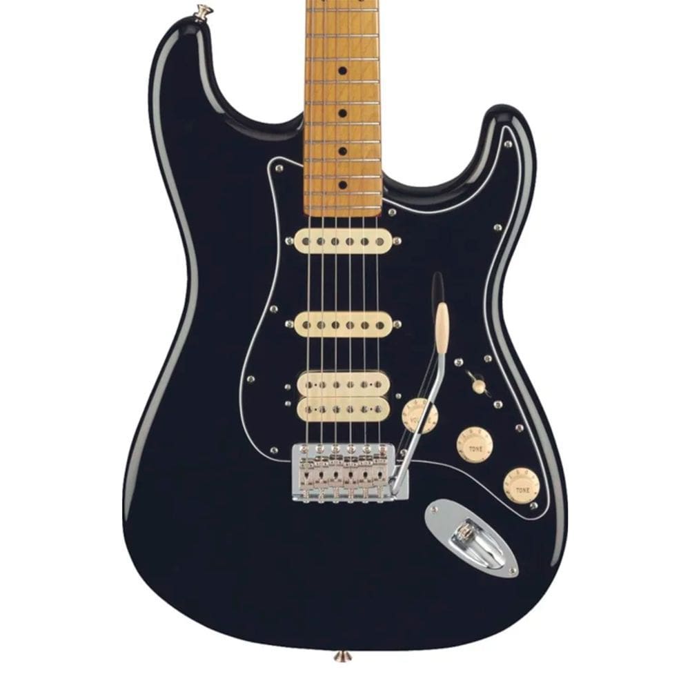 Tagima TG-540 Black com Escala Clara e Escudo Preto