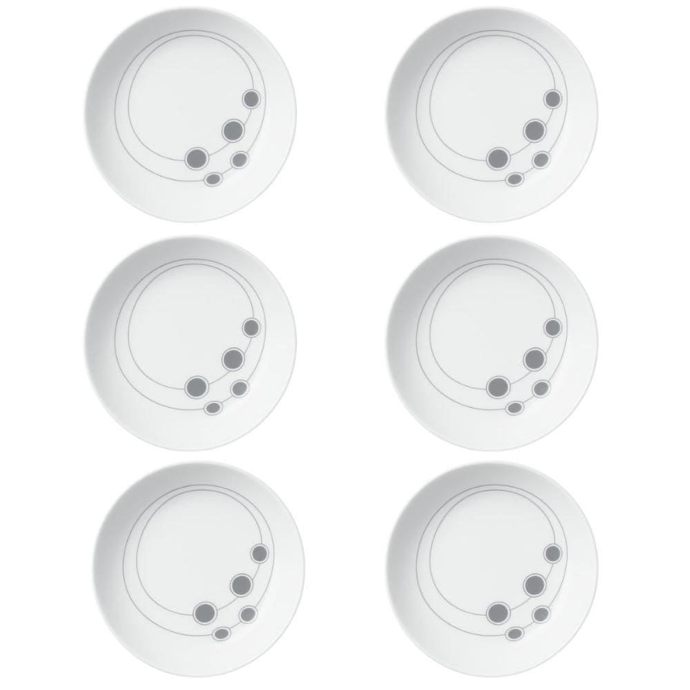 Conjunto de 6 Pratos para Sopa Porcelana Italiana Bugatti