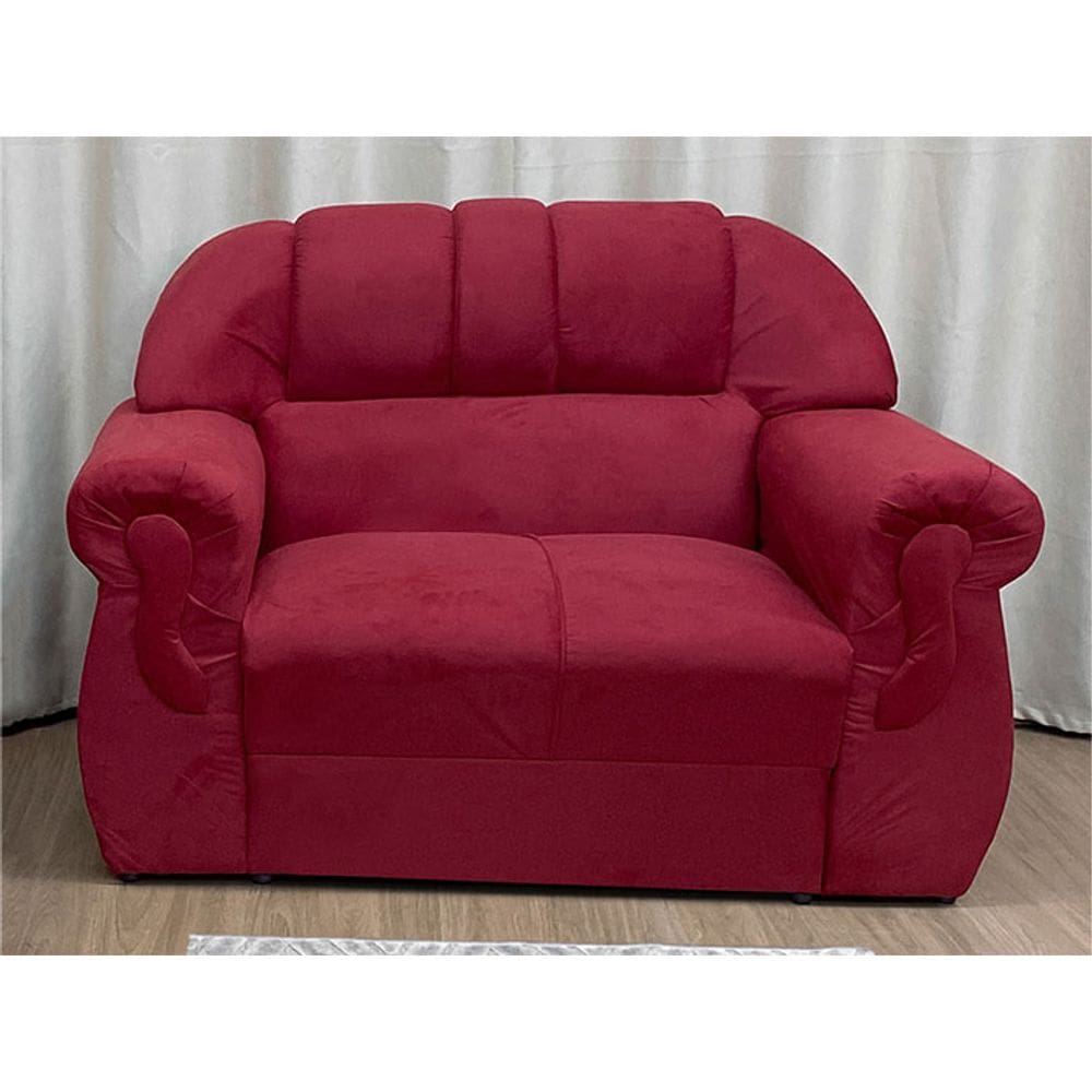 Sofá 2 Lugares Vermelho 608 Corsa