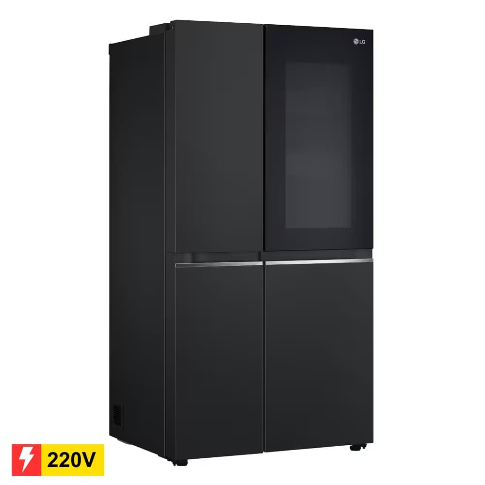 REEMBALADO: Geladeira LG Side by Side GC-V257SQV Design Premium Black Inox 647L - 220V