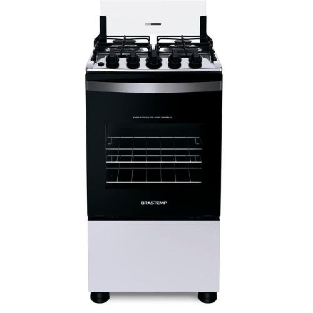 Fogão 4 Bocas Brastemp Automático BFO4NBB Branco