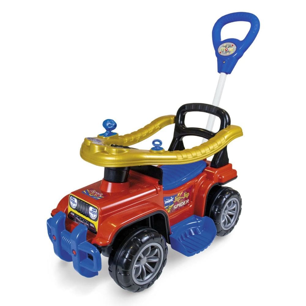 Carrinho Jip Jip Spider de Passeio com Buzina Anel de Proteção Quadriciclo Infantil Maral