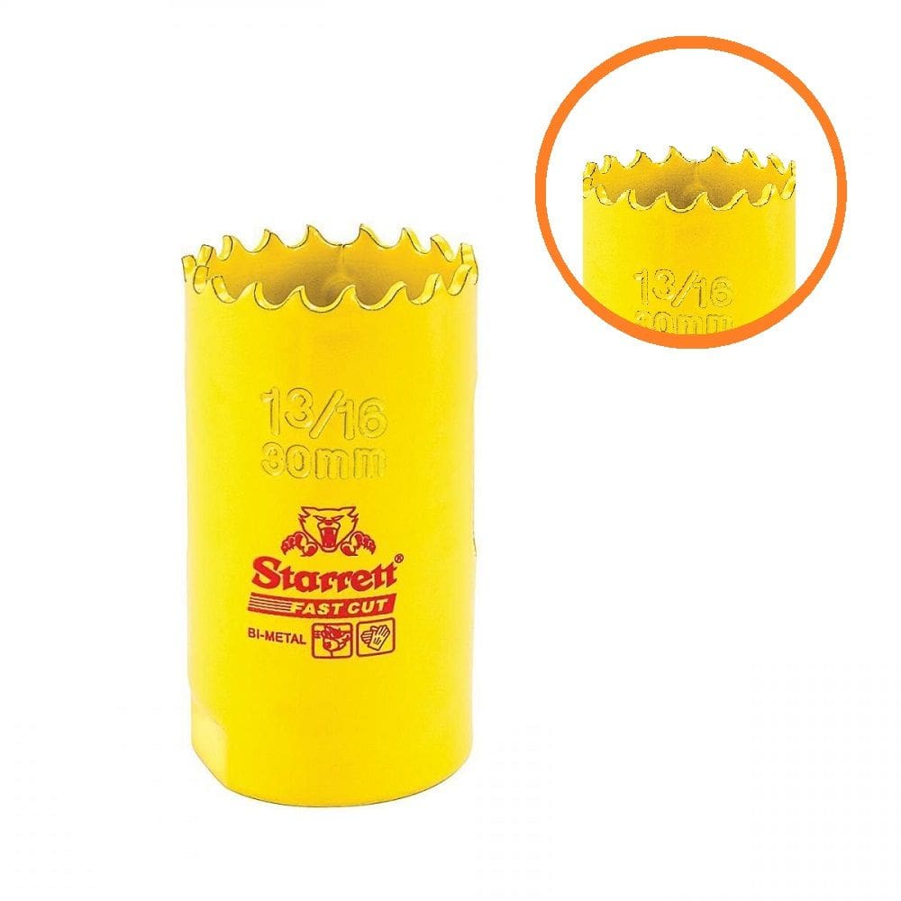 Serra Copo Bi-Metal Fast Cut 16pol 30mm Fch0136-g Starrett
