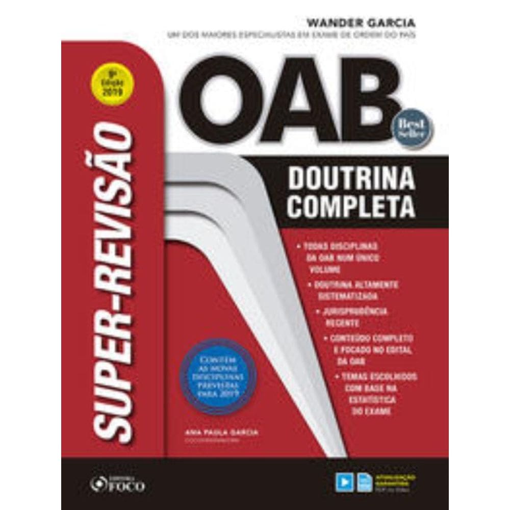 Super-revisão OAB - Doutrina completa - 9ª edição 2019