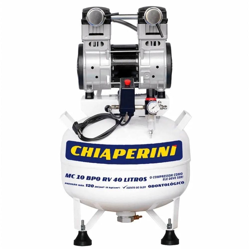 Motocompressor Odontológico S-óleo 40l Mc10 Chiaperini 110V