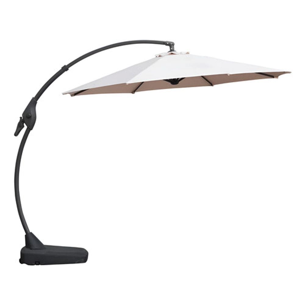 Ombrelone Lateral Octagonal 300cm Aluminio Com Base