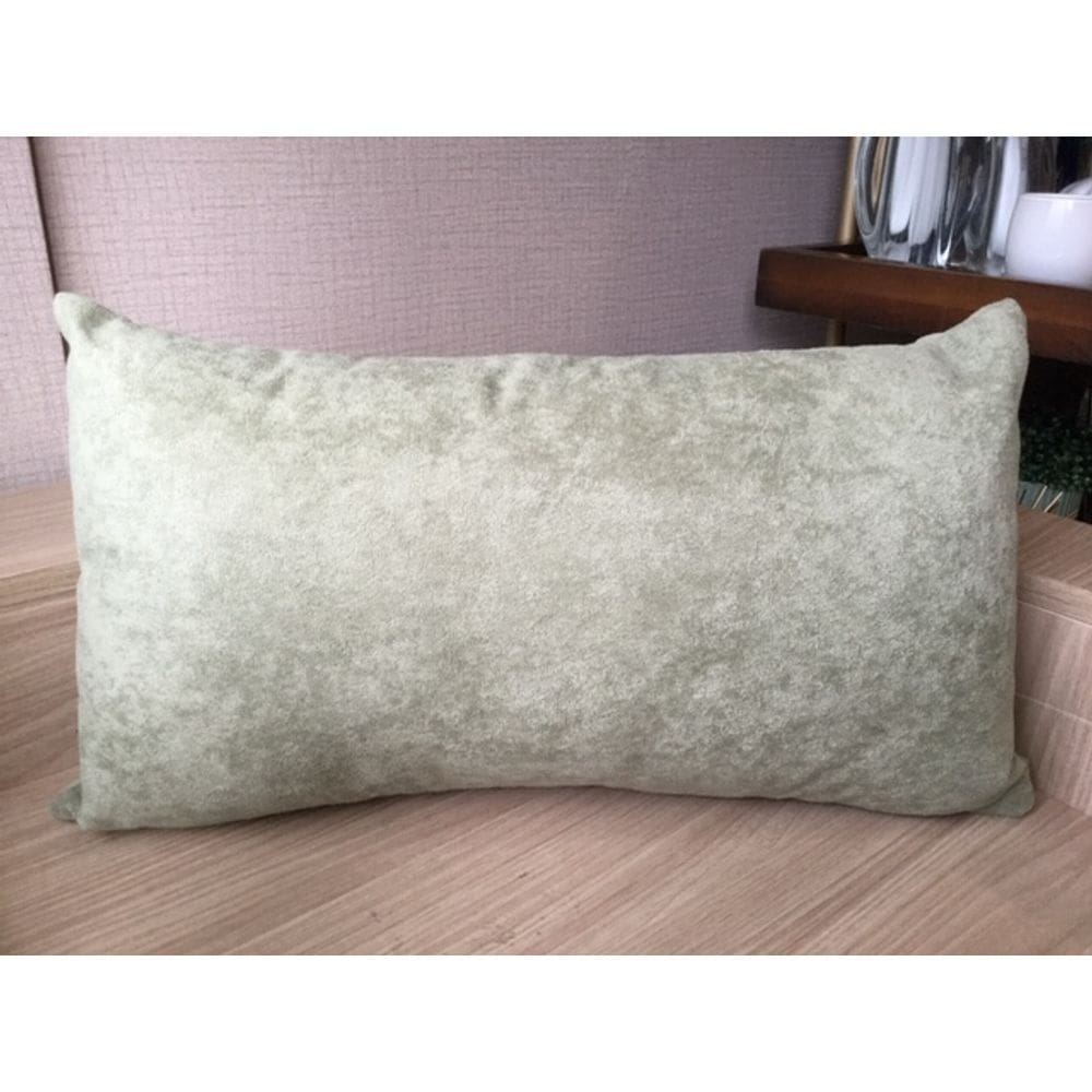 Almofadaveludo verde 35 x 52 cm